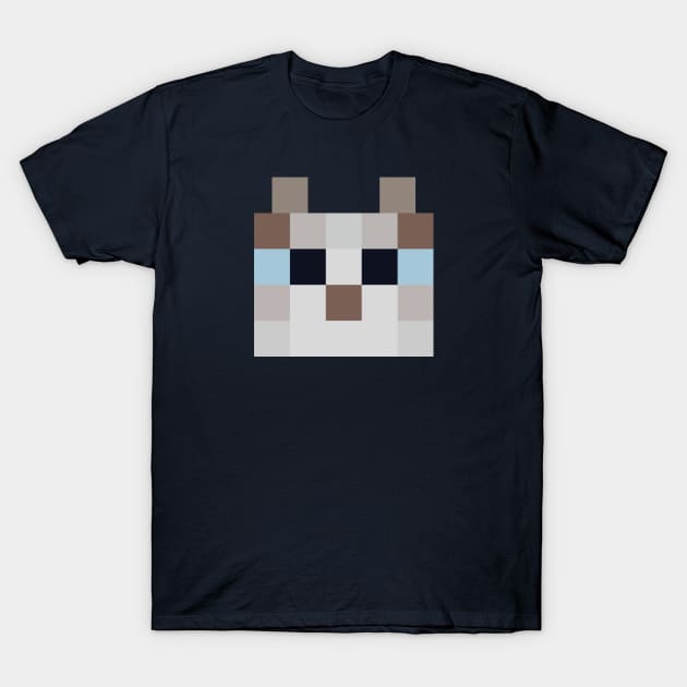 Minecraft Ragdoll Cat Simple T-Shirt by hannahjgb